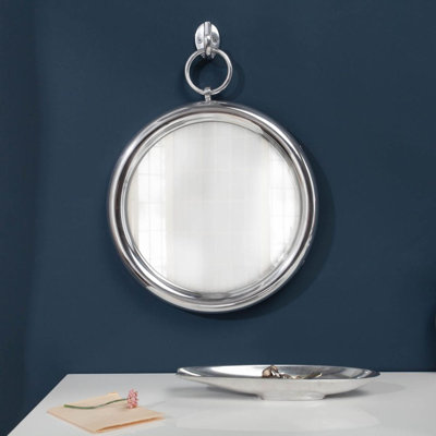 Belwood Aluminum Circle Wall Mirror