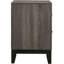 Table de chevet 2 tiroirs Grey Oak