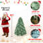 Arbre de Noël 5 pi teinté bleu-vert-118568984
