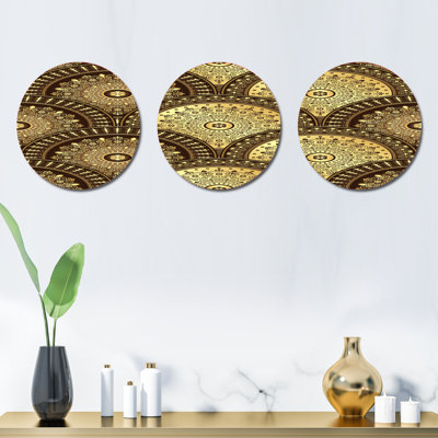 Abstract Wall Decor on Metal