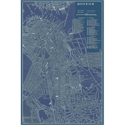 Carte graphique de Boston