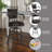 Kazuho Upholstered Metal Swivel Stool-41724729-118018318