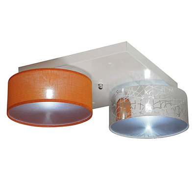 Pulley Fabric Semi Flush Mount