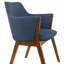 Chaises d'appoint de salle à manger avec accoudoirs en tissu et bois Moberly-558225873-558225870