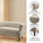 Charlton Home® 55" Livingroom Linen Loveseat.-581828268