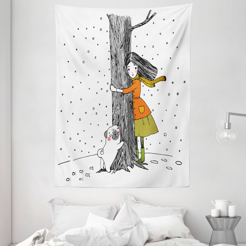 Polyester Tapestry, 80" H x 60" W