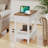 Yoland 23.6'' Tall End Table with Storage and Built-In Outlets