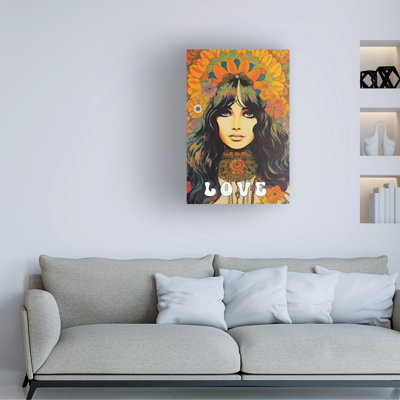 Sasha Hippie Chix VI Canvas Art