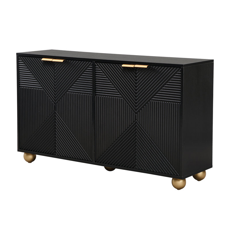 Sideboard Akondu 120 cm, Black
