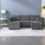 Canapés compacts peu encombrants, design minimaliste en mousse pour la maison, gris