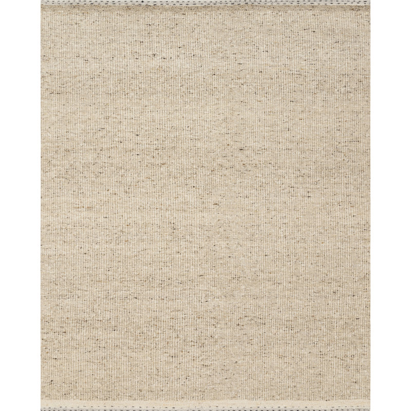 Tapis naturel tissé à la main Larissa, Rectangle 3 pi 6 po x 5 pi 6 po