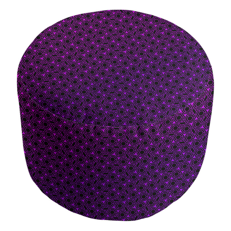 Repose-pieds Avicia, Magenta / noir / mauve