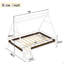 Lit plateforme double avec escalier, lit simple en bois massif-2058031022-2058031023