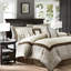 7 édredons très grand, taupe / brun, palette de couleurs neutres, vapeur, coussins décoratifs inclus-124523605-124523604
