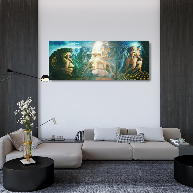 The Evolution of Man, 19" H x 48" W