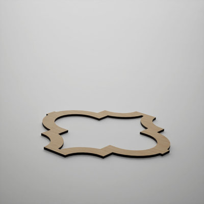 Panneaux muraux décoratifs en bois Marrakech, moyen, l 15 3/8 po x H 15 3/8 po x T 3/8 po, chêne blanc