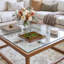 Plateau décoratif carré Family Pheasants-931645816-891674374