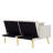 Luxurious Velvet Sofa Bed with Versatile Functionality for Stylish Living