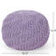 Pouf doux en coton lavande - ou coussin de sol capacité de poids de 200 lb