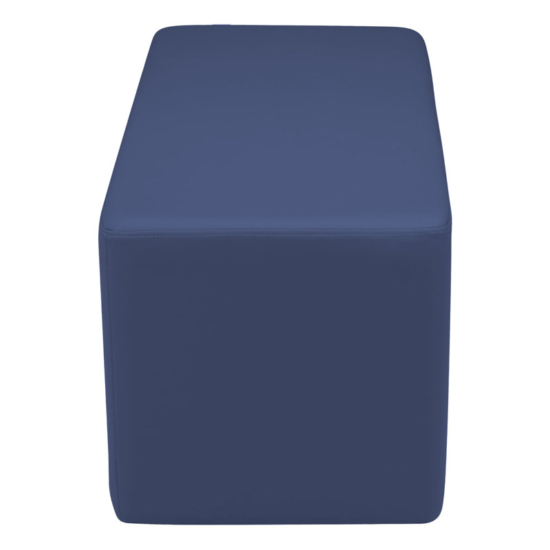 Pro Series Upholstered Rectangle Ottoman 18" Height, Navy