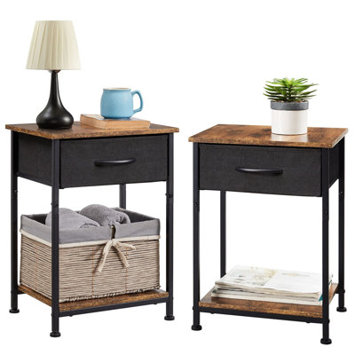 Azarion End Table Set with Storage