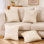 Warissi - Housse de coussin pour lit double rayé Vlevet