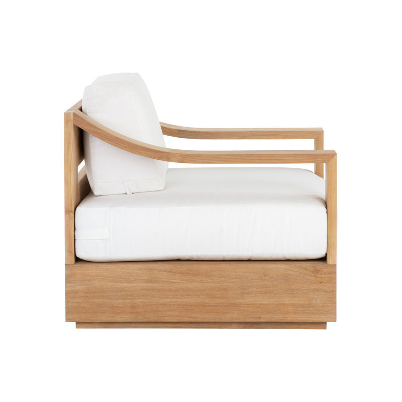 Tahiti Outdoor Teak Swivel Lounge Chair