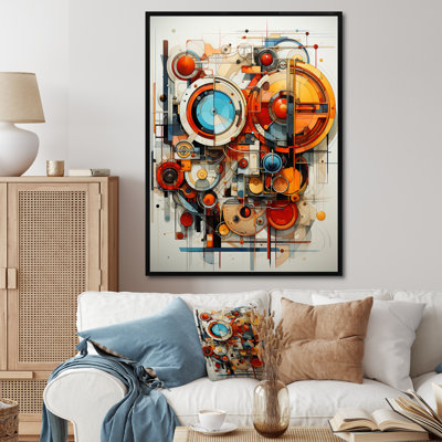 «Constructivism Dynamic Assemblage Geometric I», reproduction d'art sur toile