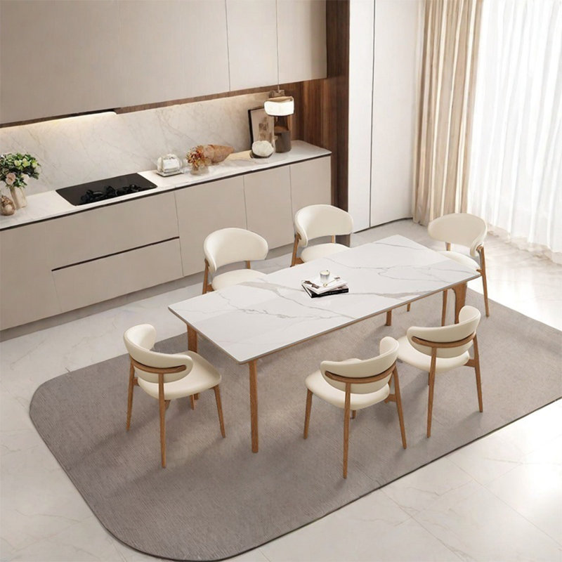 Ensembles de table de salle à manger simples et modernes, H 29,52 po x L 62,99 po x l 31,49 po