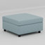 Canapé modulaire de rangement modulaire avec option de couchette, chenille, bleu antique, 8, profondeur 130,41 po, largeur 127,05 po, convertible 31 po de hauteur et capacité, tissu chenille bleu, 129 po Profondeur, 124 po Largeur, 32 po