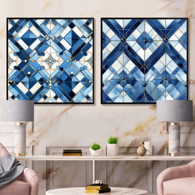 Corderius - Ensemble de 2 reproductions d'art sur toile