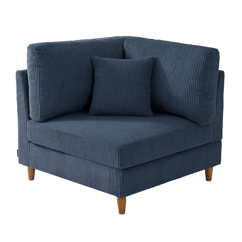 Upholstered Accent Chair, Navy