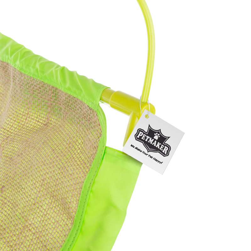 Centre d'activité pour chat PETMAKER, 19" H x 23.5" W x 12" L, Bleu, vert, À bascule