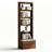 Walnut Modern Solid wood Standard Bookcase-1640747254