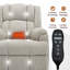 Fauteuil inclinable électrique à deux moteurs avec position infinie et massage à chaleur jusqu'à 350 lb-1479122097