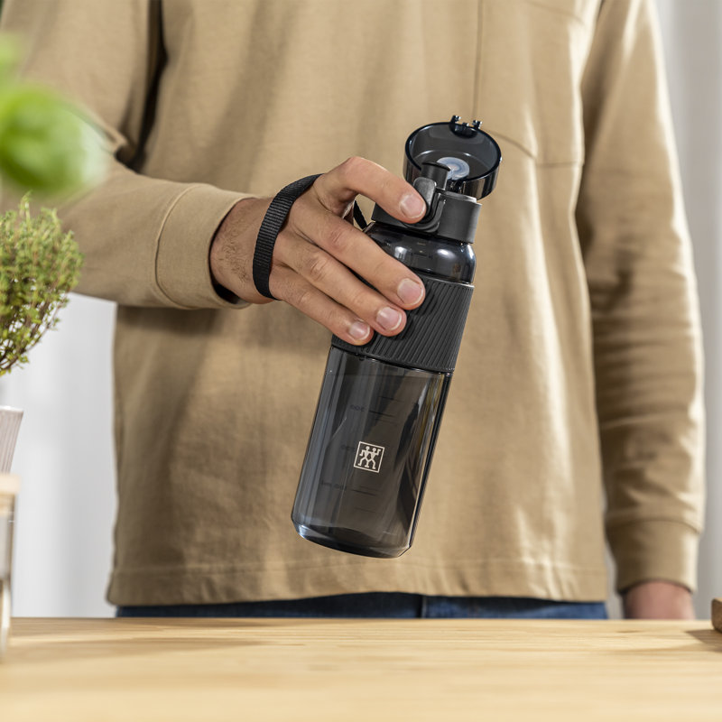 Tritan Plastic Water Bottle, Black Matte