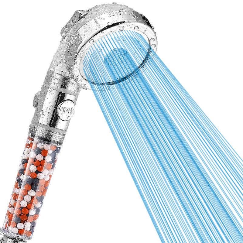 Filtered Handheld Shower Head High Pressure - Boost Water Pressure by 200%, Soften Hard Water