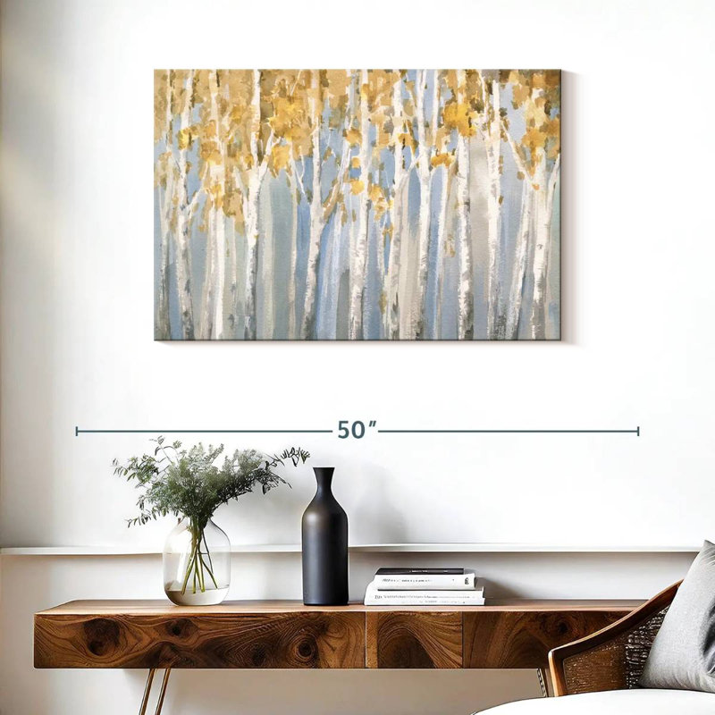 Harnek Fall Golden Birches, 24" H x 36" W