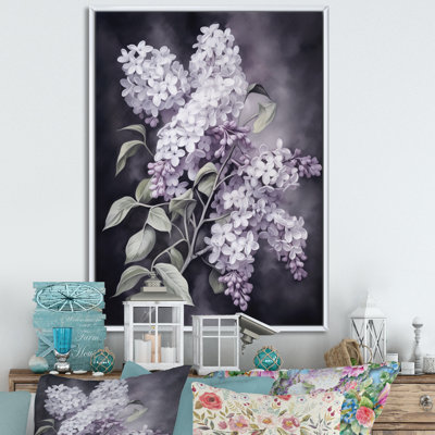 " Purple Green Lilacs Fragrants Blossum "