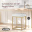 Counter Stool with Metal Frame