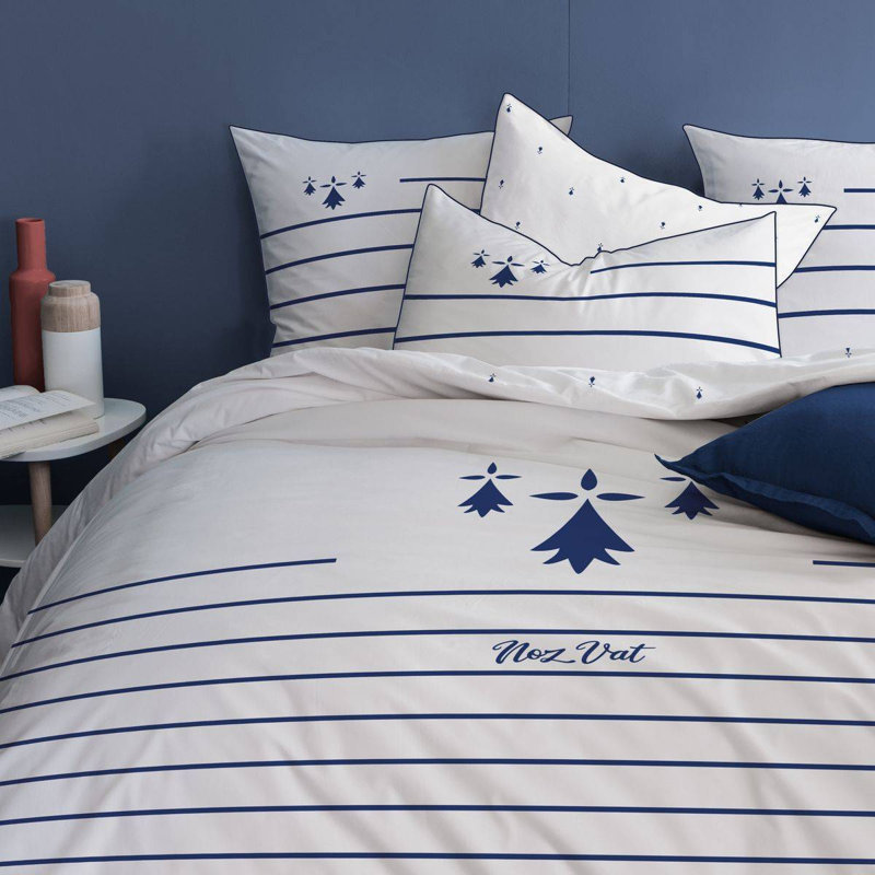 Jazlyn Cotton No Pattern Duvet Cover Set with Pillowcases
