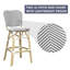 Anjanette Aluminum Outdoor Patio Bar Chair-1386418868