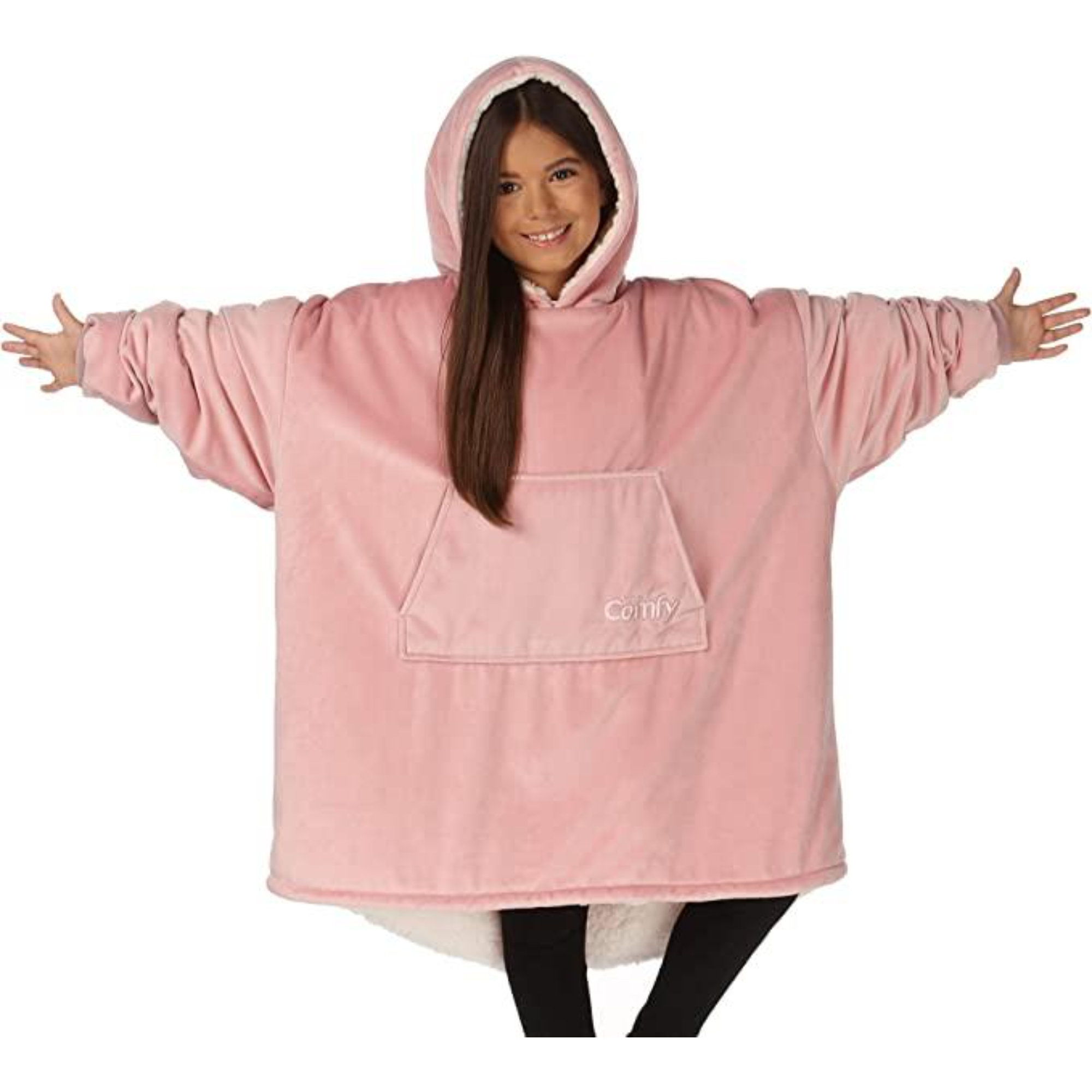 THE COMFY Dream | Oversized Light Microfiber Wearable Blanket, Seen on  Shark Tank, One Size Fits All