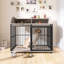 Grande cage pour chien avec roues verrouillables-1407936812