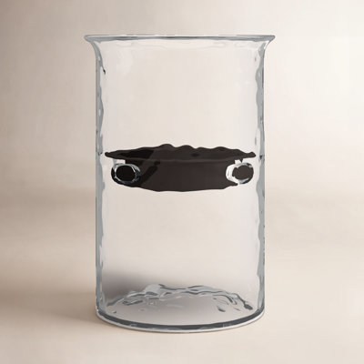 Sakie Glass Hurricane Candle Holder