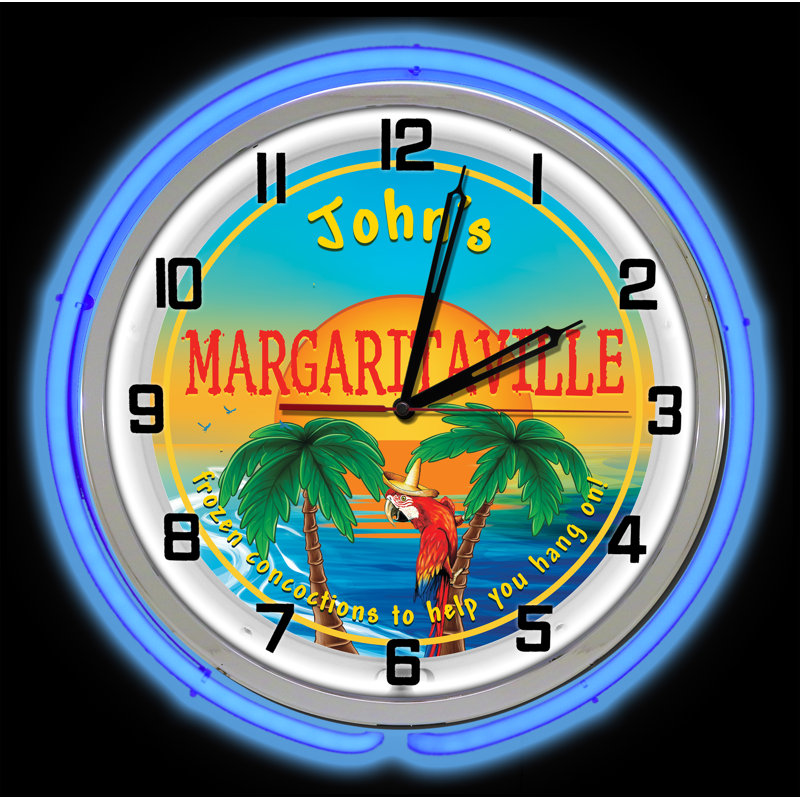 Horloge murale Margarita, Bleu