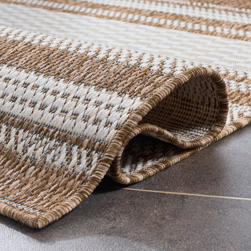 Laris Performance Performance Striped Rug, Runner 2' x 8'