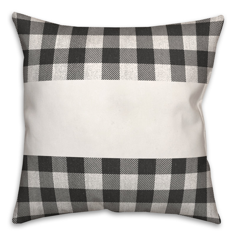 Plaid Throw Pillow