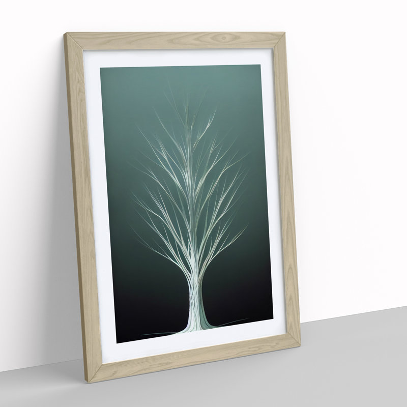 Ethereal Tree No.5 - Framed Print, 64cm H x 46cm W x 2cm D, Oak