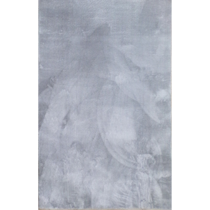 Luxurious Hall Carpet, Light Grey, 39.4 x 118.1 inches | 100% Polyester, 0.8-in Pile Height | Non-Slip Plush Underside, Antibacterial, Anti-Allergenic, Antistatic | Machine Washable at 86°F | Perfect for Home Entrances